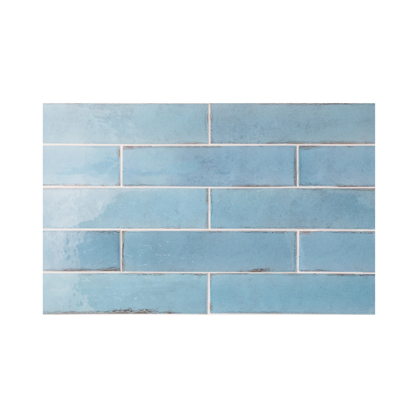 Hoxton Topaz Blue Zellige Brick Tile