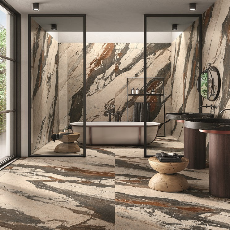Rome Breccia Marble Matt Tile