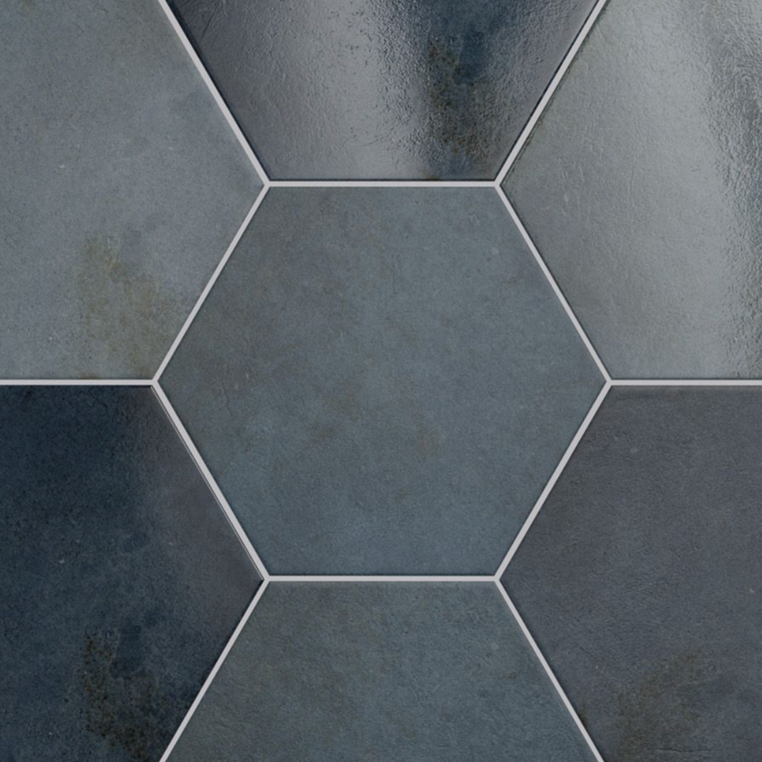 Hereford Indigo Hexagonal Tile