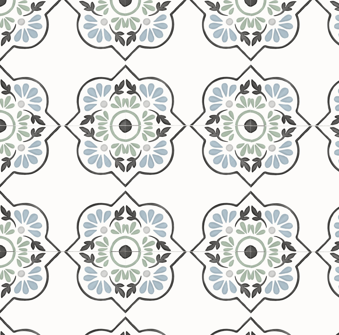 Cambridge Blue Petals