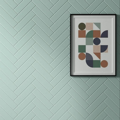 Fluted Palm Green Matt