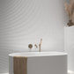 Fluted Polar White