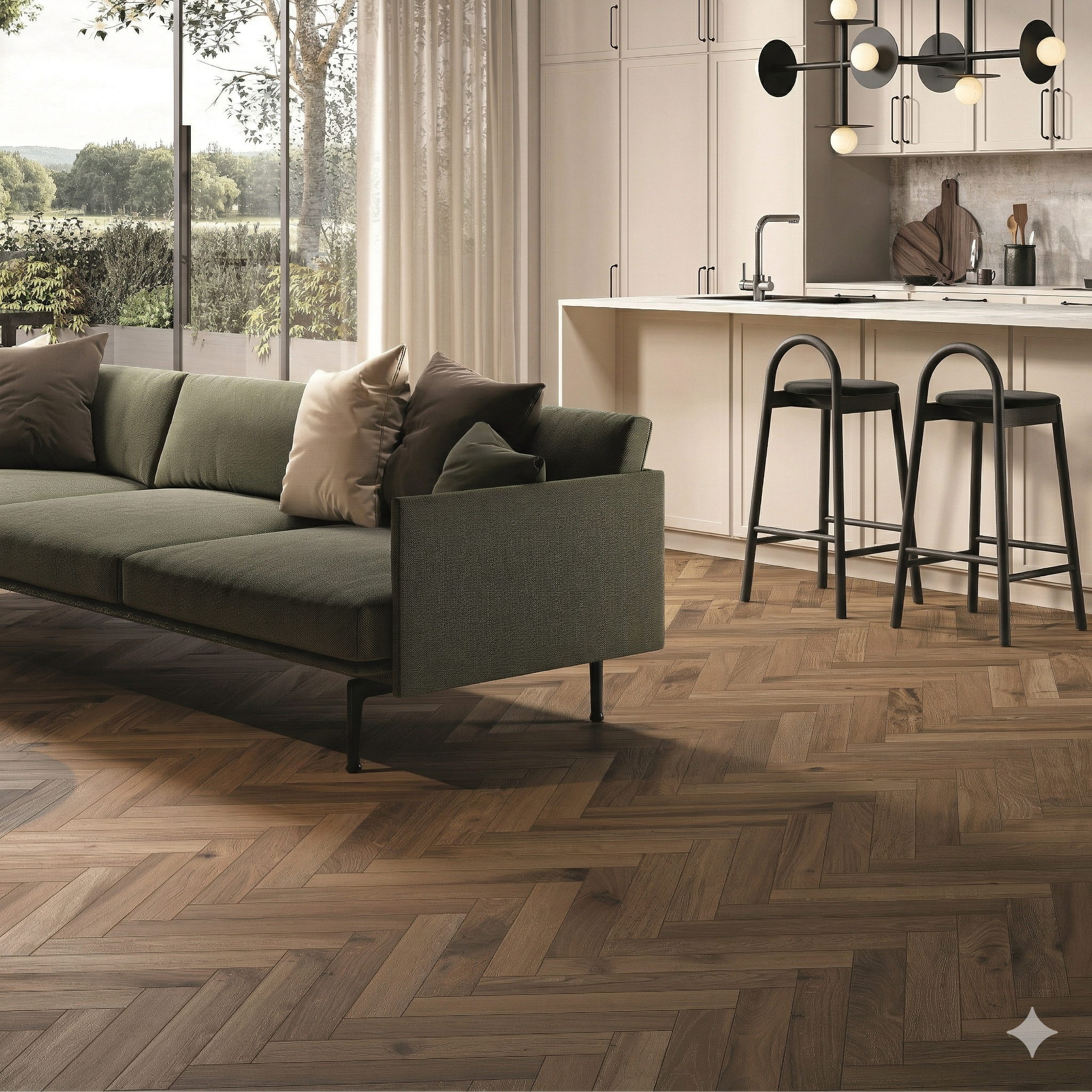 Stockholm Herringbone NUT 450x75