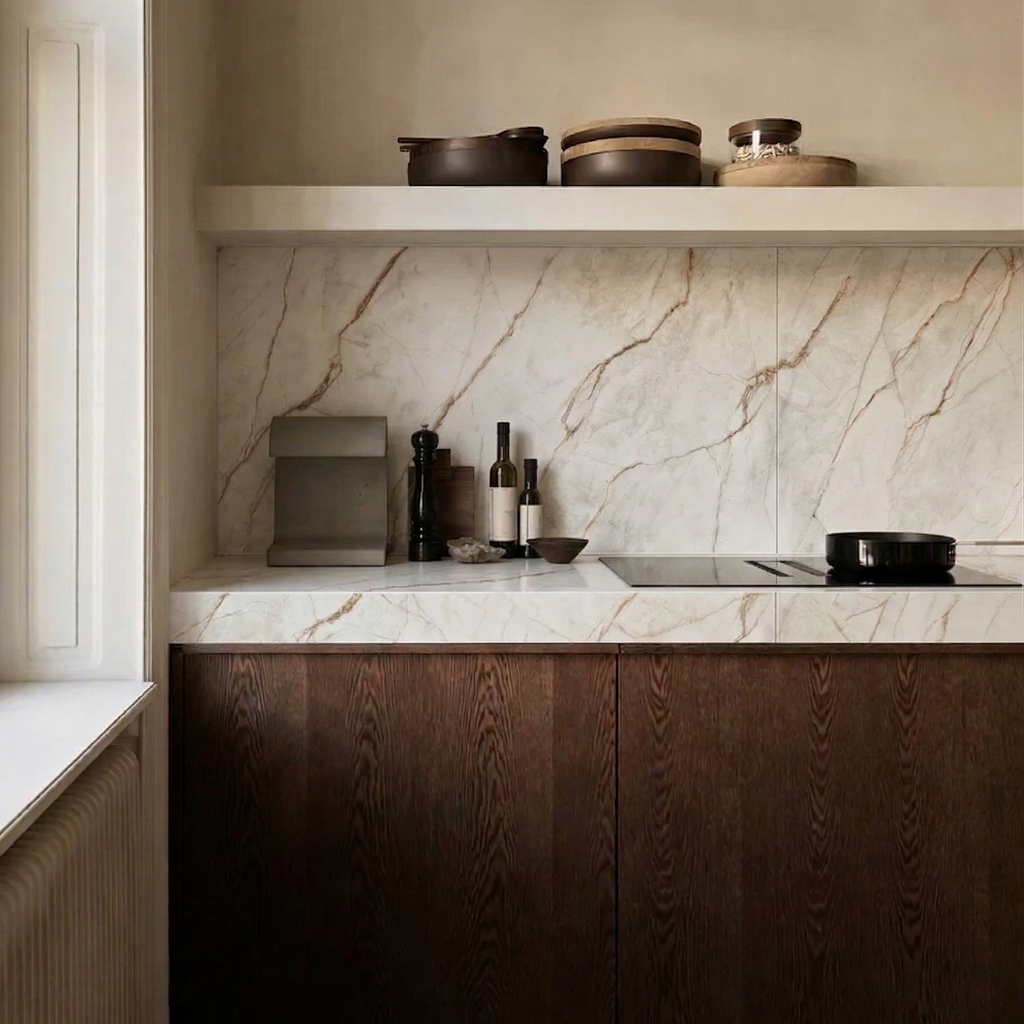 Rome Grey Roots Marble Matt Tile