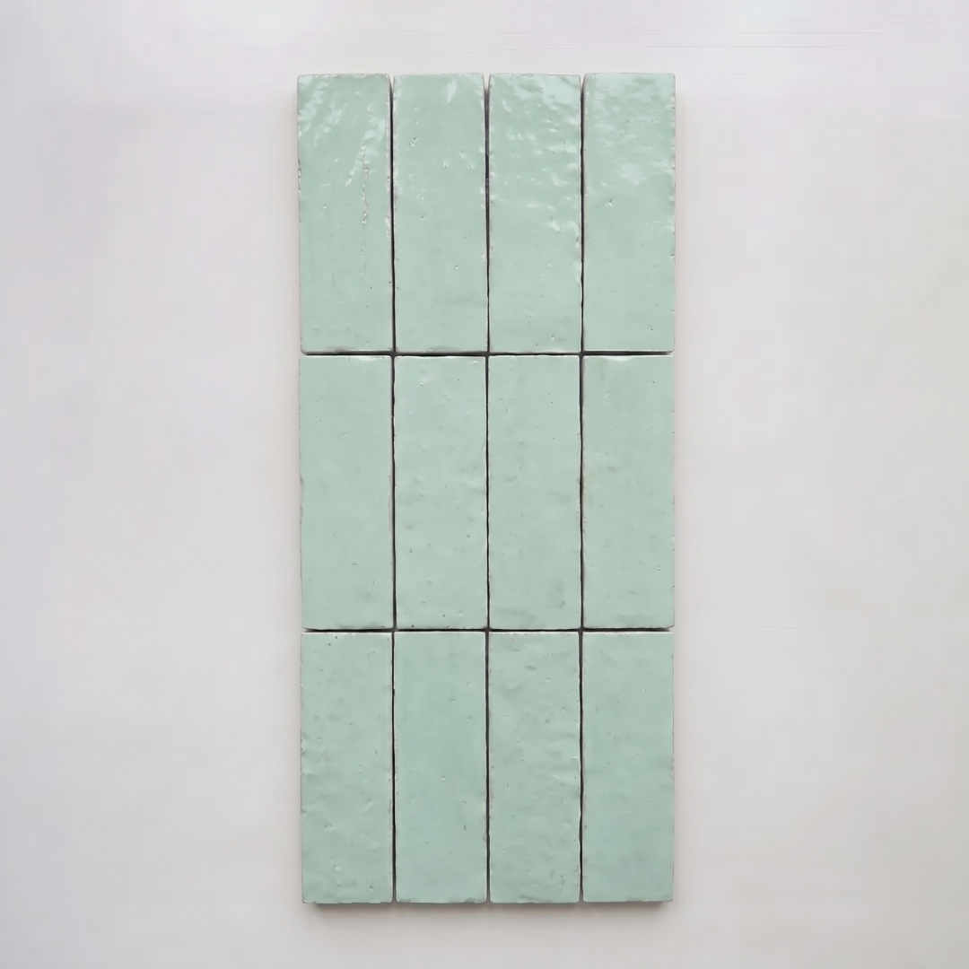 Hoxton Royal Mint Zellige Brick Tile
