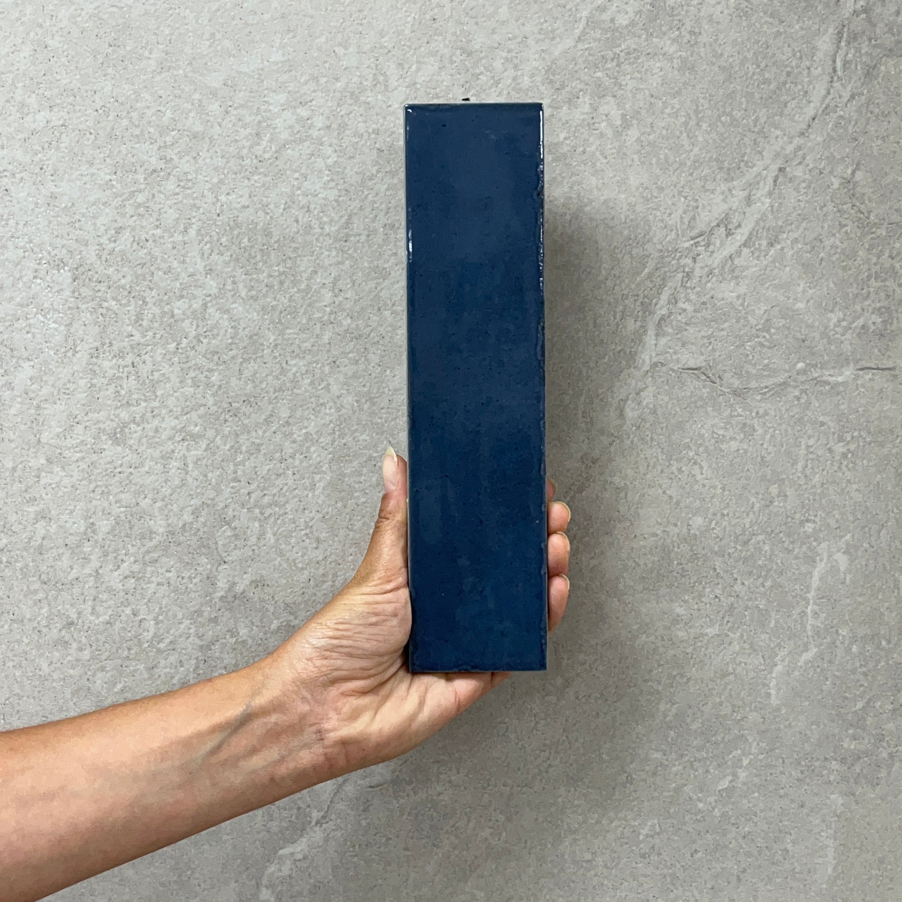 Hoxton Somewhere Blue Zellige Brick Tile