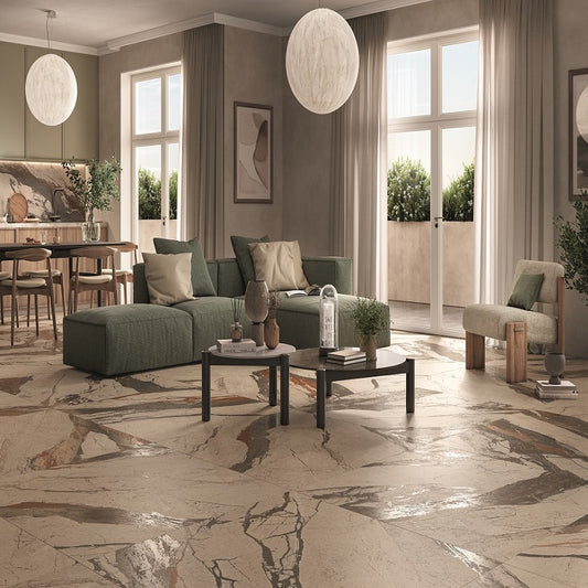 Rome Breccia Marble Matt Tile