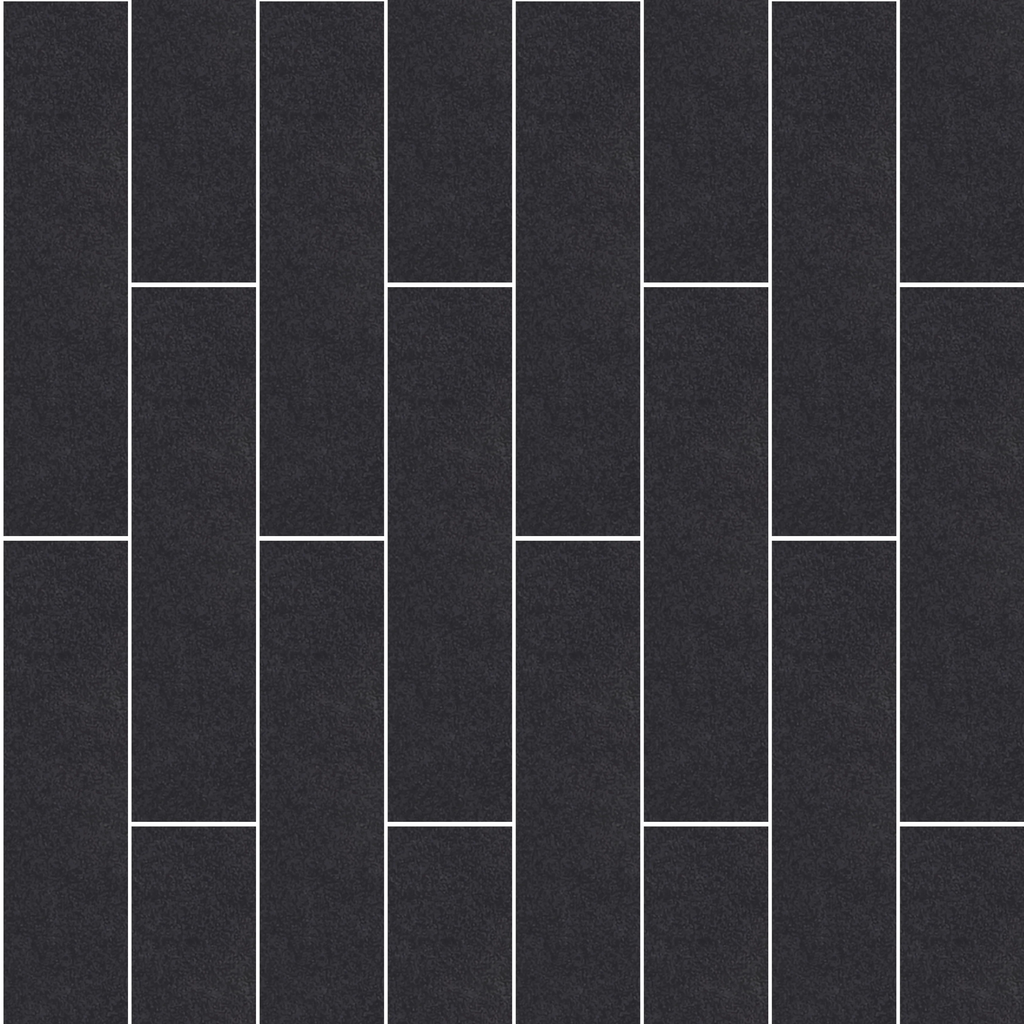 Loft Black Brick Tile