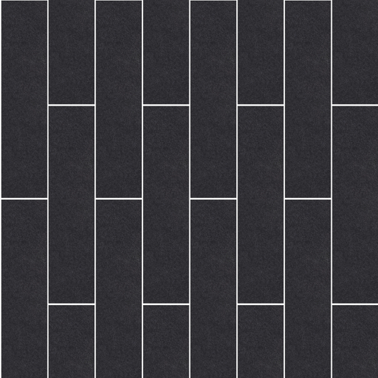 Loft Black Brick Tile