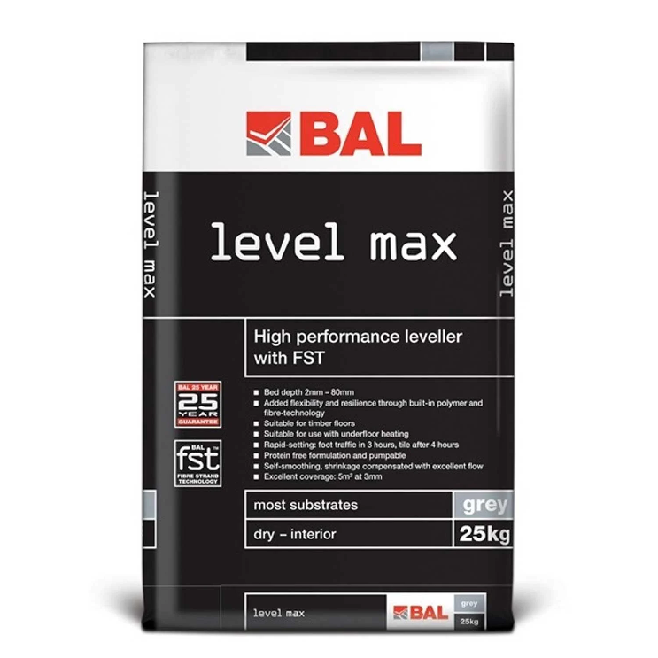 BAL LEVEL MAX 25KG LEVELLING COMPOUND | YTC Yorkshire Tile Company ...