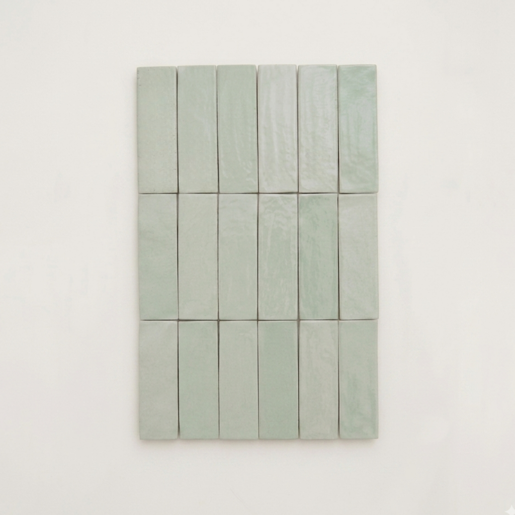 Hoxton Royal Mint Zellige Brick Tile
